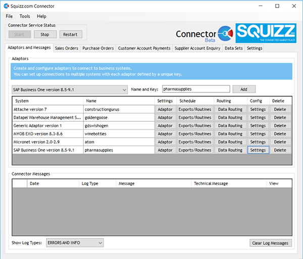 Squizz Connector