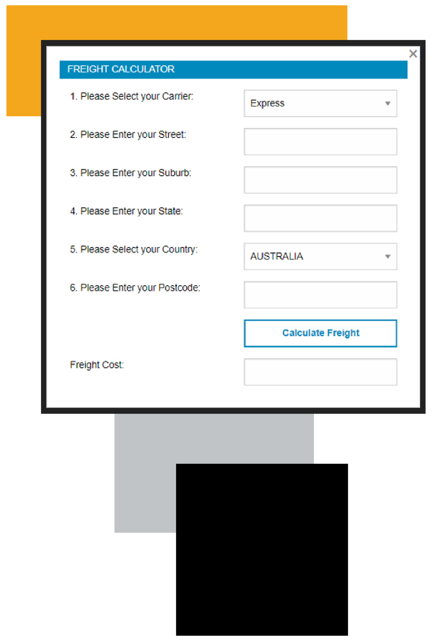 Freight Calculator